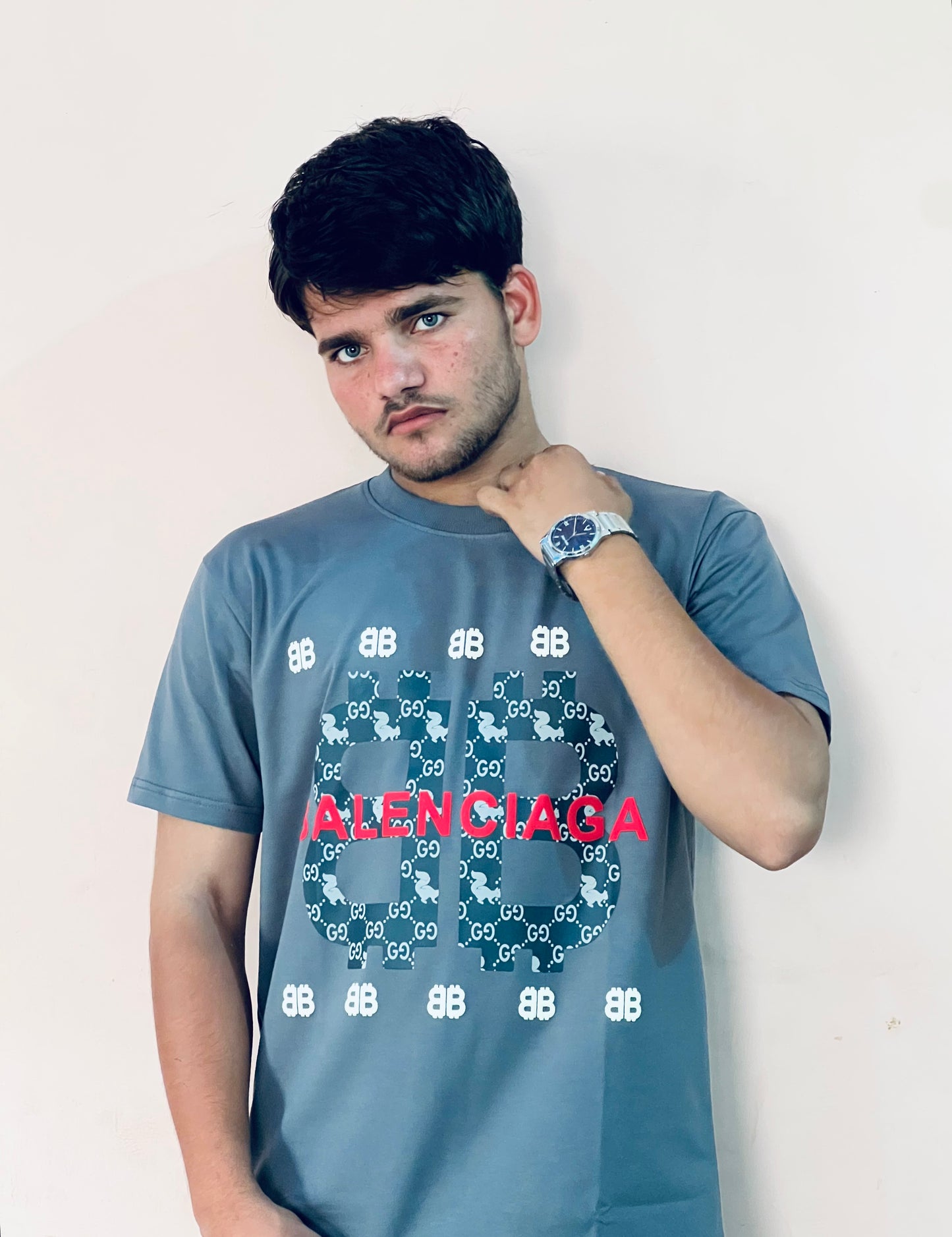 Balenciaga Printed Cotton Tshirt