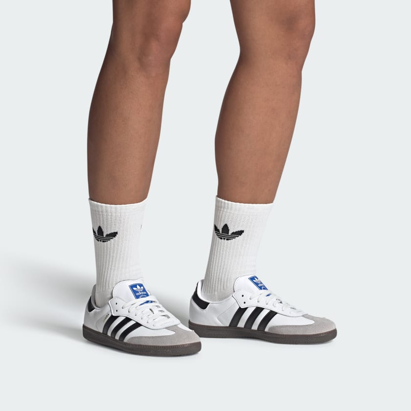 Flaxwear Adidas Samba OG Shoes Classic White Black