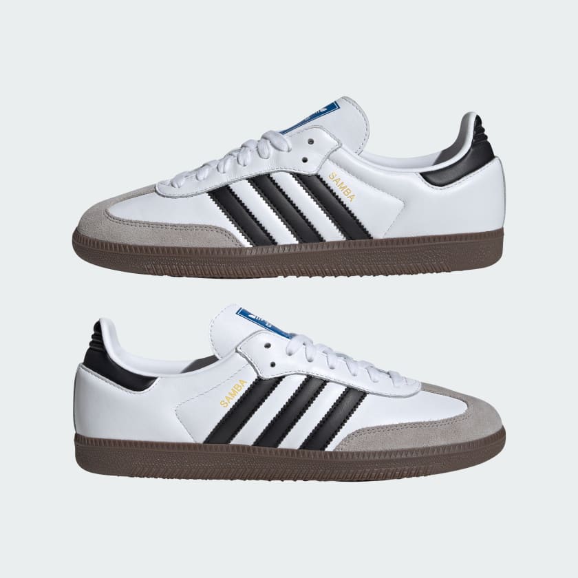 Flaxwear Adidas Samba OG Shoes Classic White Black