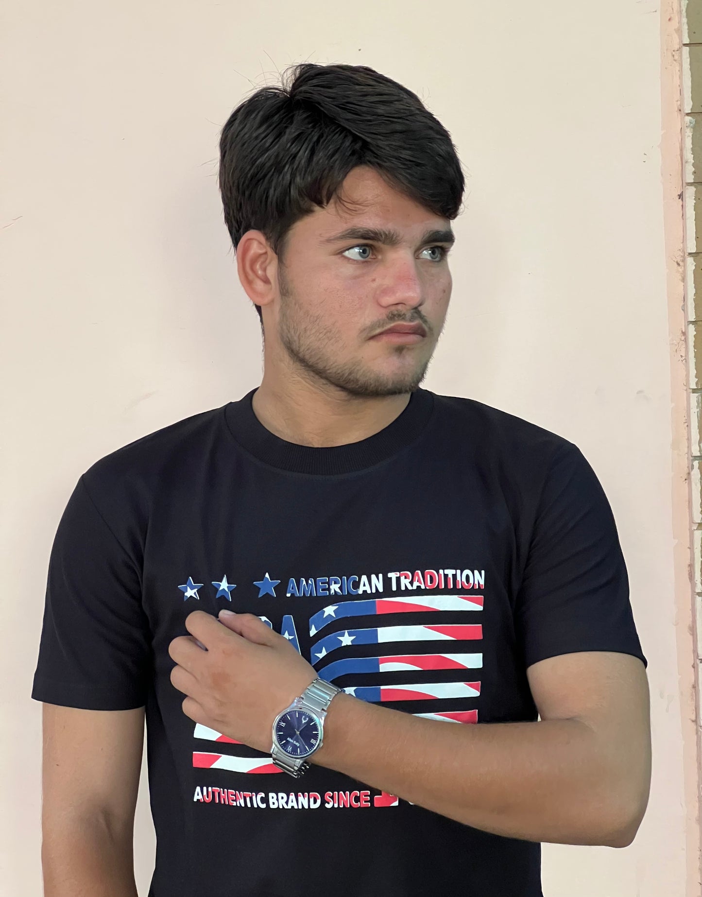 US Polo Printed Graphic Cotton Tshirt