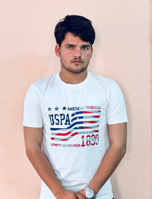 U.S. Polo Printed T-shirt Round Neck